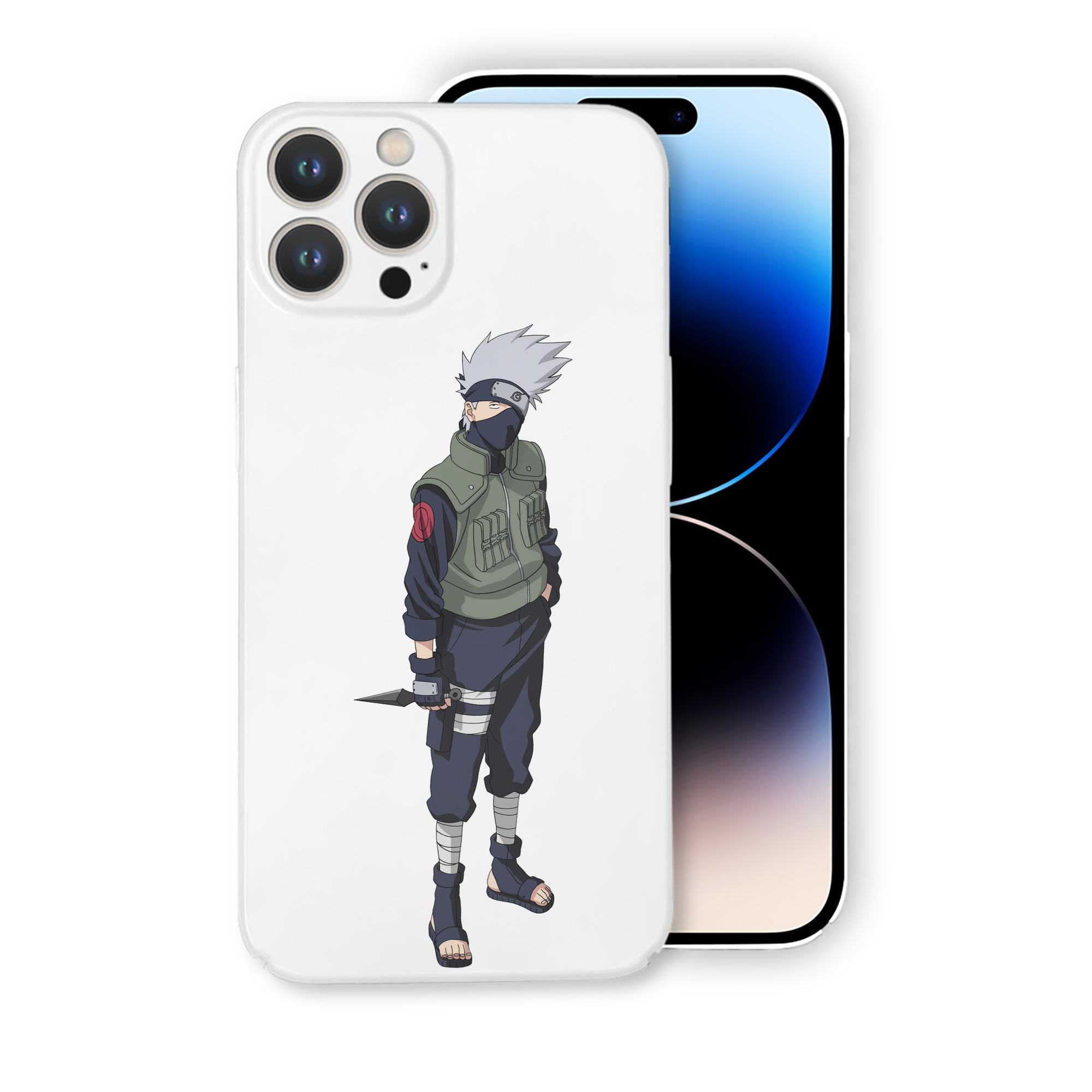 （画像用） NARUTO -ナルト- はたけ カカシ Hatake Kakashi 【iPhone 14シリーズ対応】ハードケース